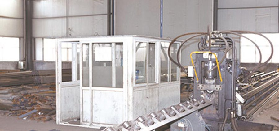 Angle steel production line punching and marking tower members