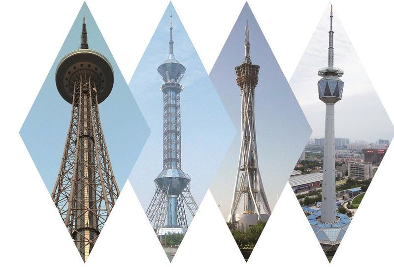 Broadcasting and television transmission tower